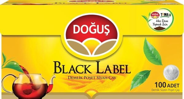 Doğuş Çay Black Label Demlık Poset 100X3.2 Gr