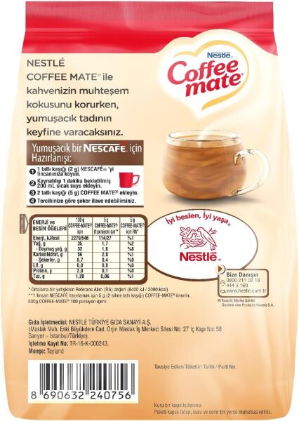 Nestlé Nestle Coffee Mate Kahve Beyazlatıcısı 500 g