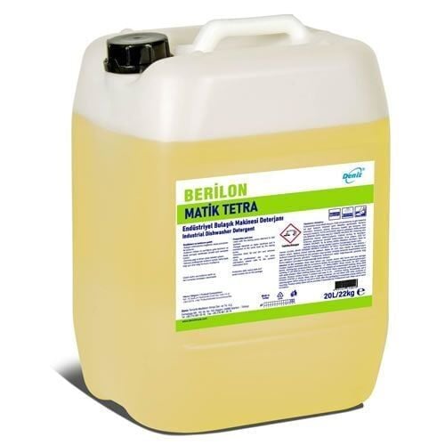 BERİLON MATİK TETRA - Endüstriyel Bulaşık Yıkama Makinesi Deterjanı