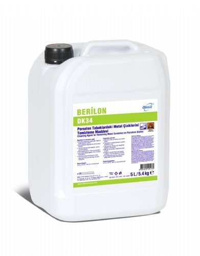 BERİLON DK34 - Porselen Tabaklardaki Metal Çizikleri Temizleme Maddesi