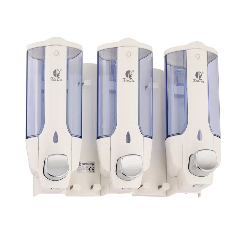 ZYQ138T Xinda Beyaz Manuel Üçlü Sıvı Sabun Verici