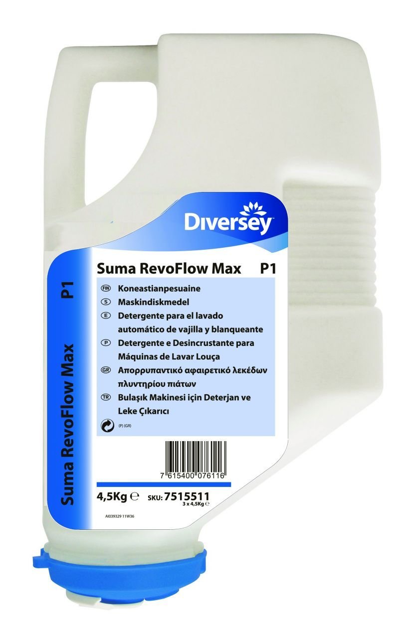 Diversey P1 Revoflow Max Bulaşık Konsantre Deterjan 4.5 Kg