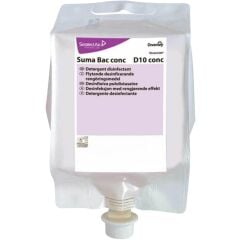 Diversey Suma Bac Conc D10 Konsantre Dezenfektanlı Bulaşık Deterjanı QAC 5 Lt