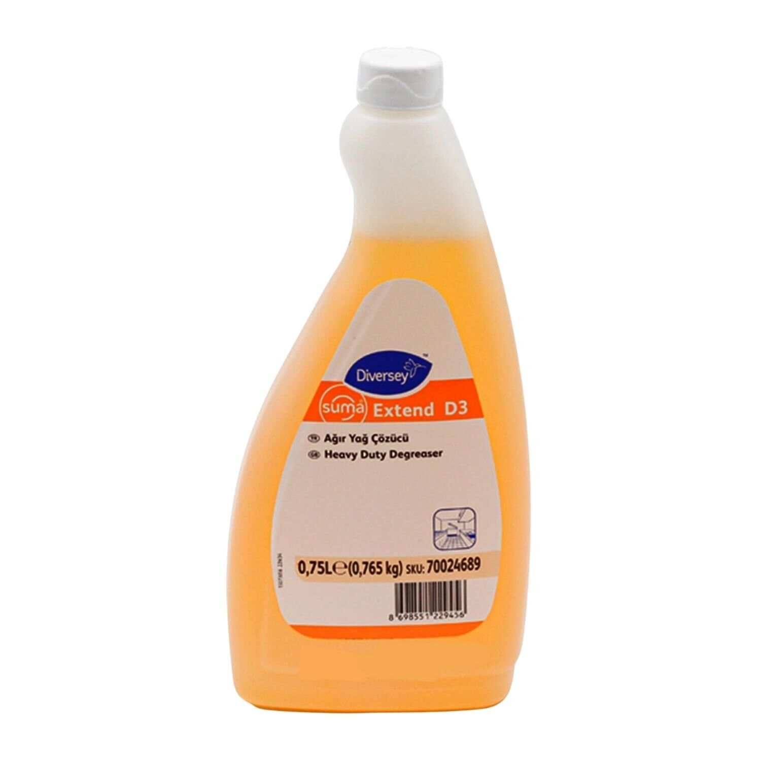 Diversey Suma Extend D3 Ağır Yağ Çözücü 770 Ml