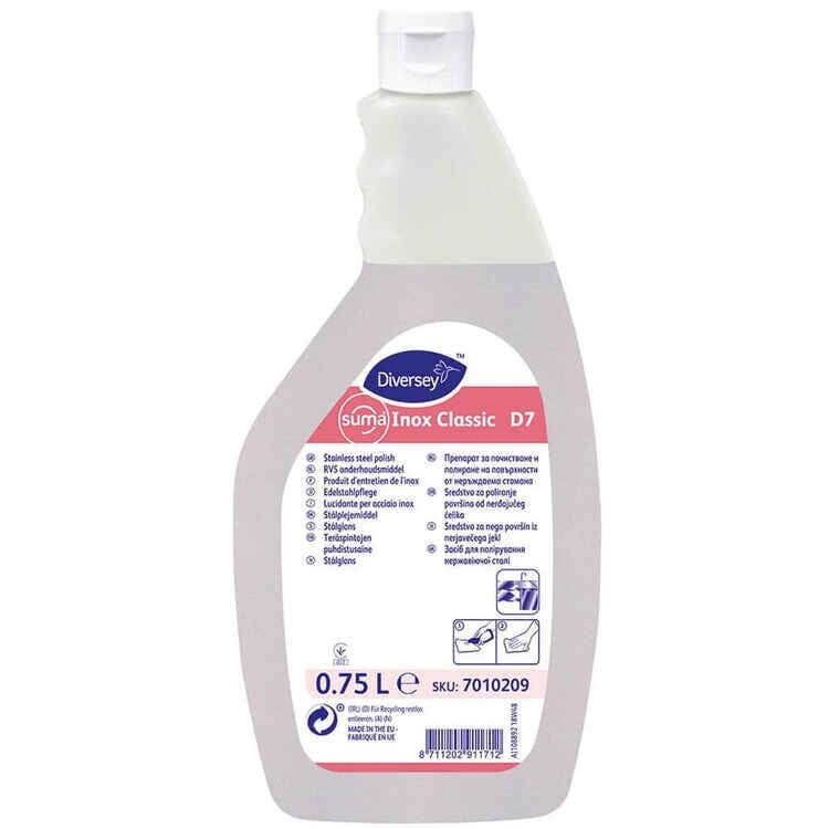 Diversey Suma Inox D7 Paslanmaz Çelik Parlatıcı 750 Ml