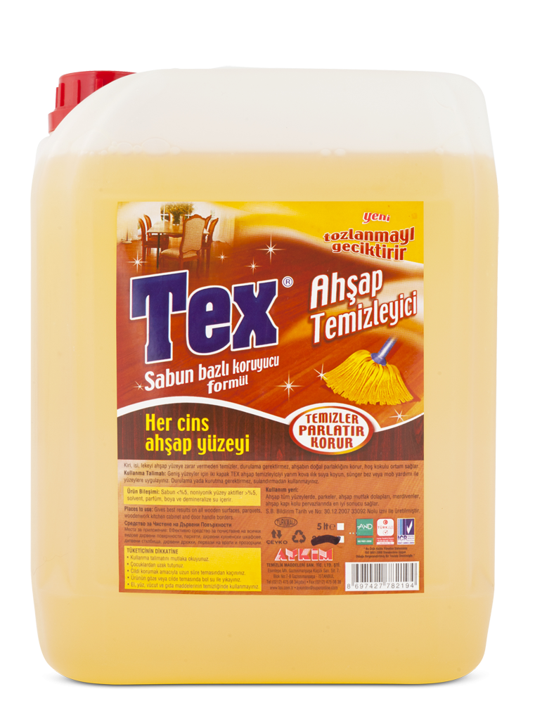 Tex Ahşap Temizleyici 5 lt