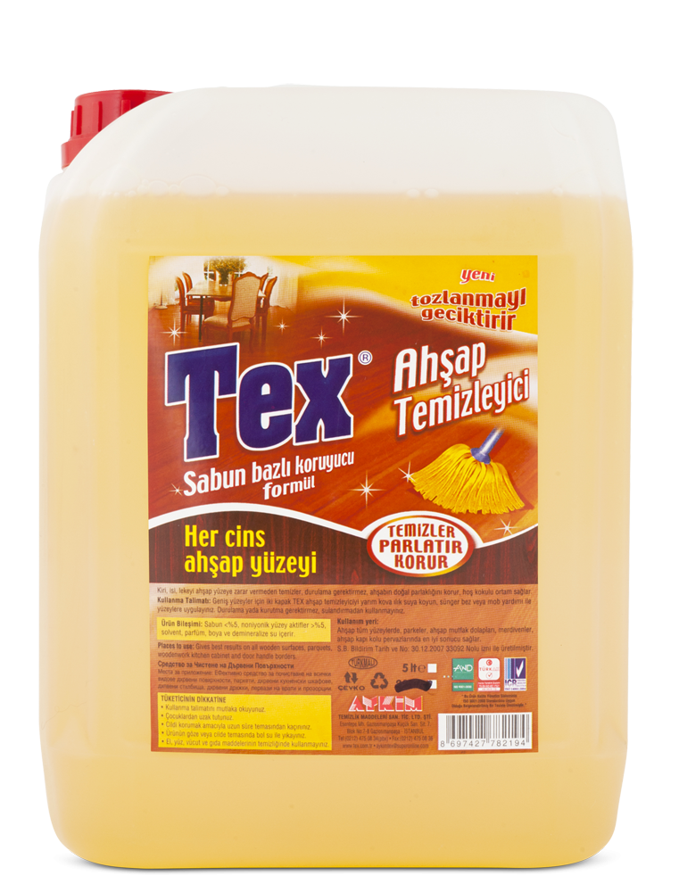 Tex Ahşap Temizleyici 5 lt