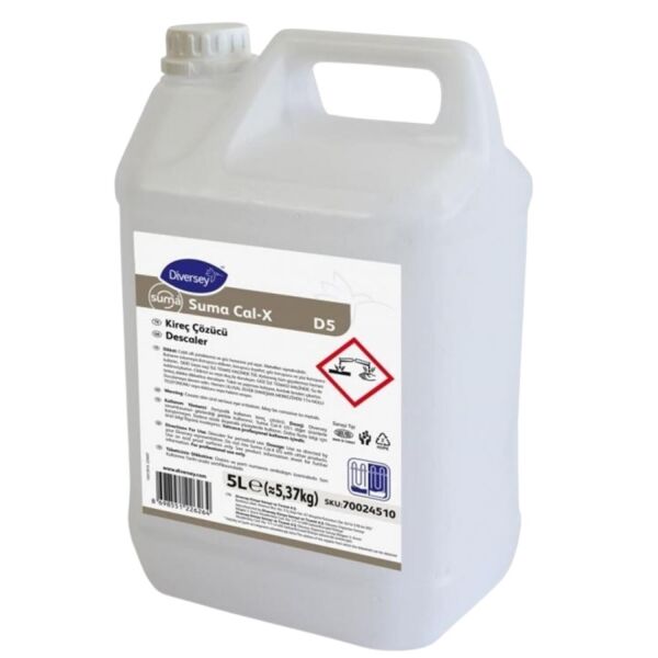 Diversey Suma Cal-X D5 Bulaşık Kireç Çözücü 5 Lt