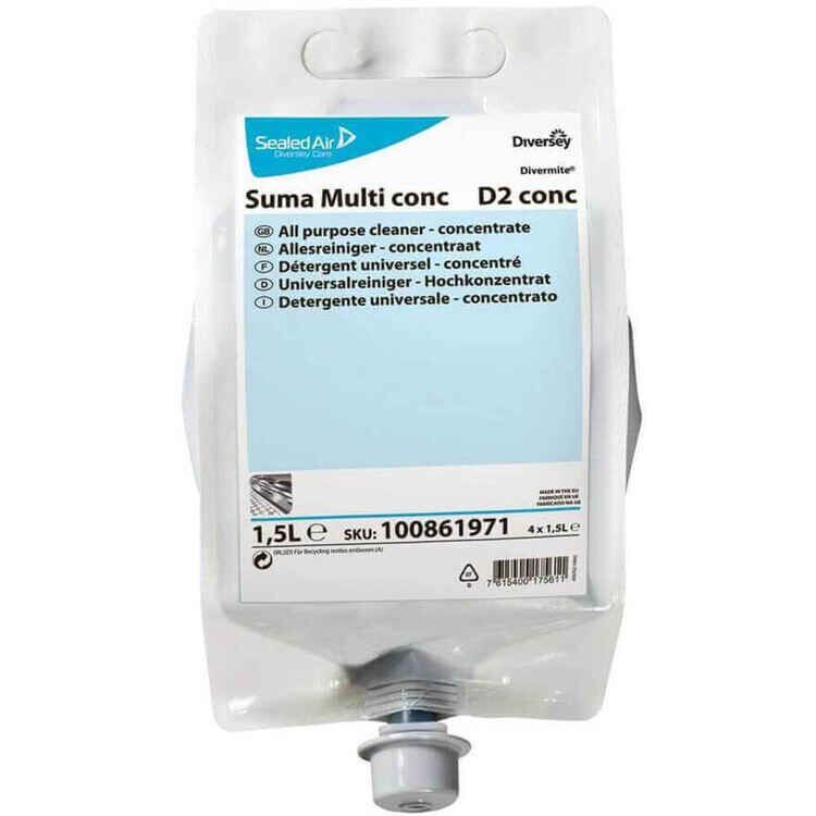 Diversey Suma Multi Conc D2 Konsantre Genel Temizlik Ürünü 1.5 Lt