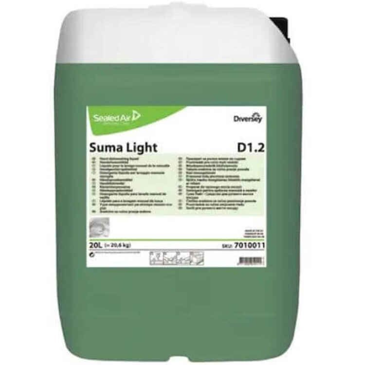 Diversey Suma Light D12 Elde Yıkama Bulaşık Deterjanı 20 Lt