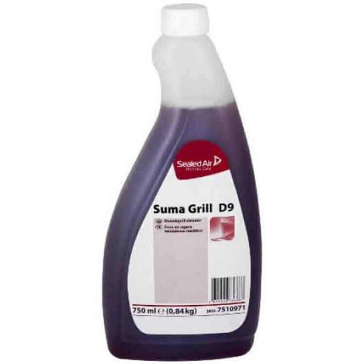 Diversey Suma Grill D9 Ağır Yağ Çözücü Fırın Temizleyici 840 Ml