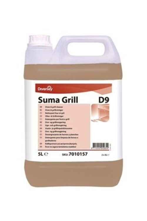 Diversey Suma Grill D9 Ağır Yağ Çözücü Fırın Temizleyici 5 Lt