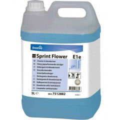 Diversey Taski Sprint Flower Kalıcı Parfümlü Yüzey Temizleyici E1e 5 Lt