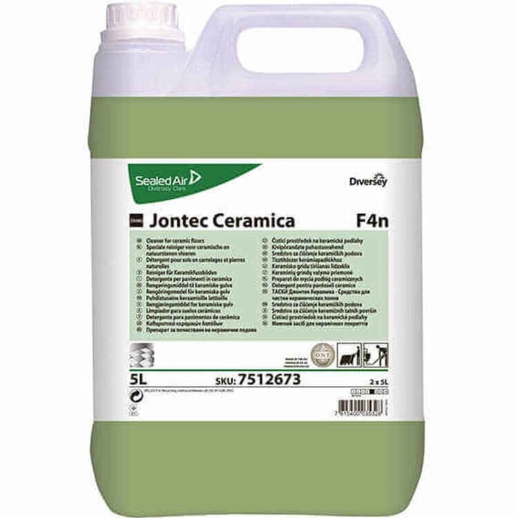 Diversey Taski F4N Jontec Ceramica Cilasız Parlak Yüzeyler İçin Temizleyici 5 Lt