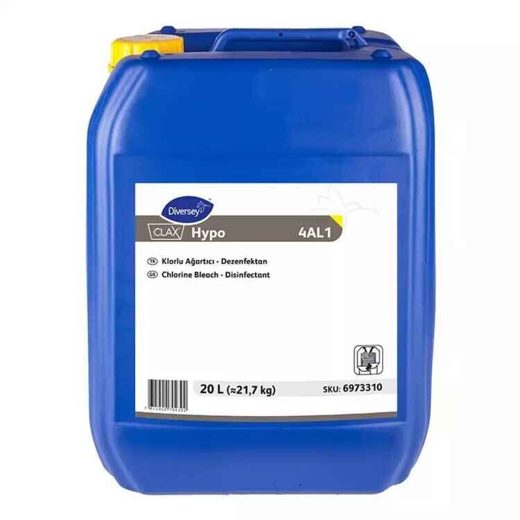 Diversey Clax Hypo Klorlu Ağartıcı 4AL1 Dezenfektan 21.7 Kg
