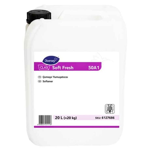 Diversey Clax Soft Fresh Çamaşır Yumuşatıcı 50A1 20 Kg
