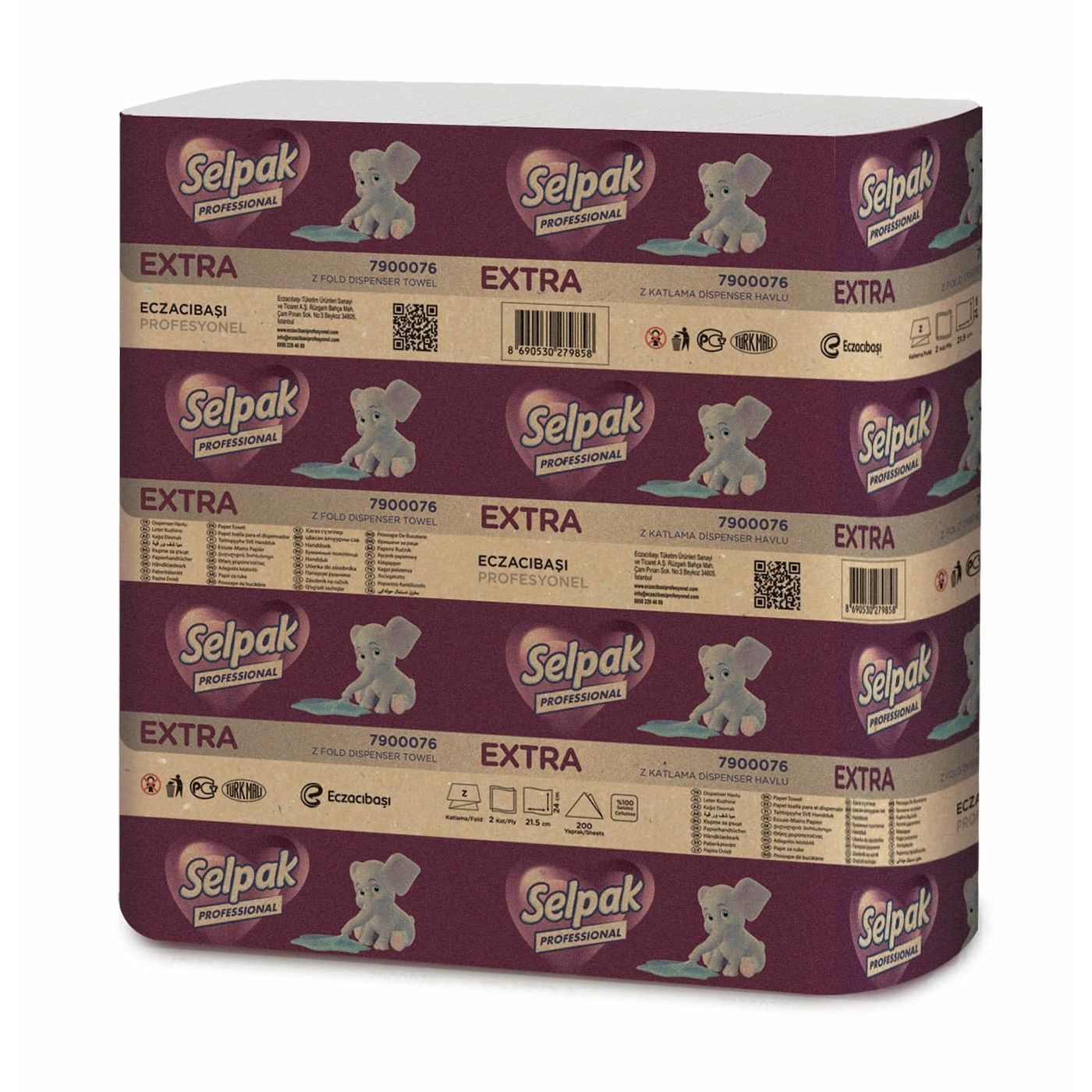 Selpak Professional  Extra Z Katlama Havlu  7900076