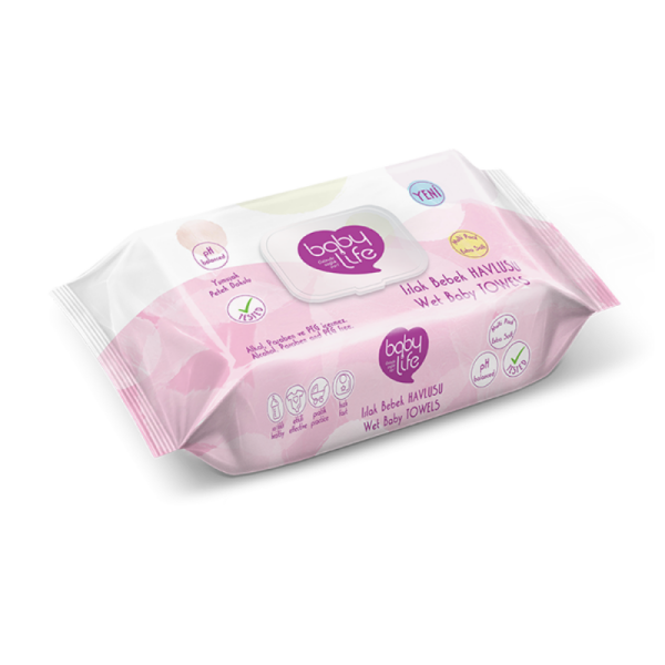 Baby Life Islak Havlu 80’li Kapaklı