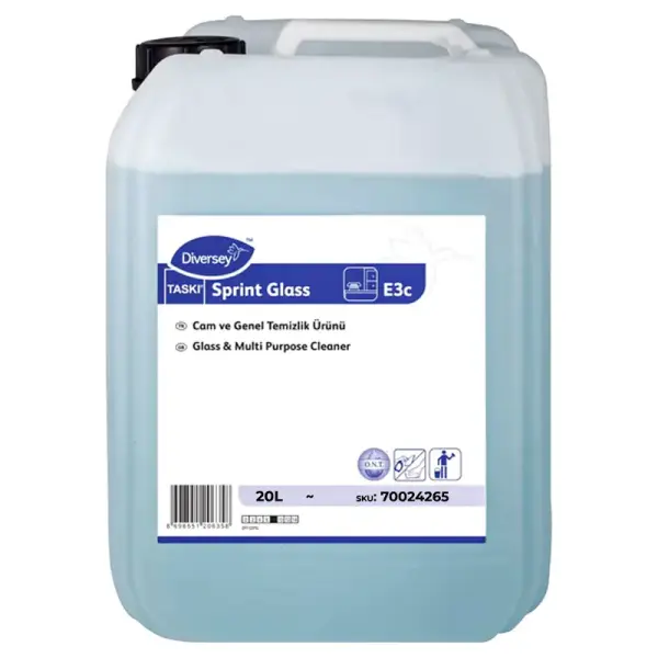Diversey Taski Sprint Glass E3C Cam ve Parlak Yüzey Temizleme Ürünü 20 L