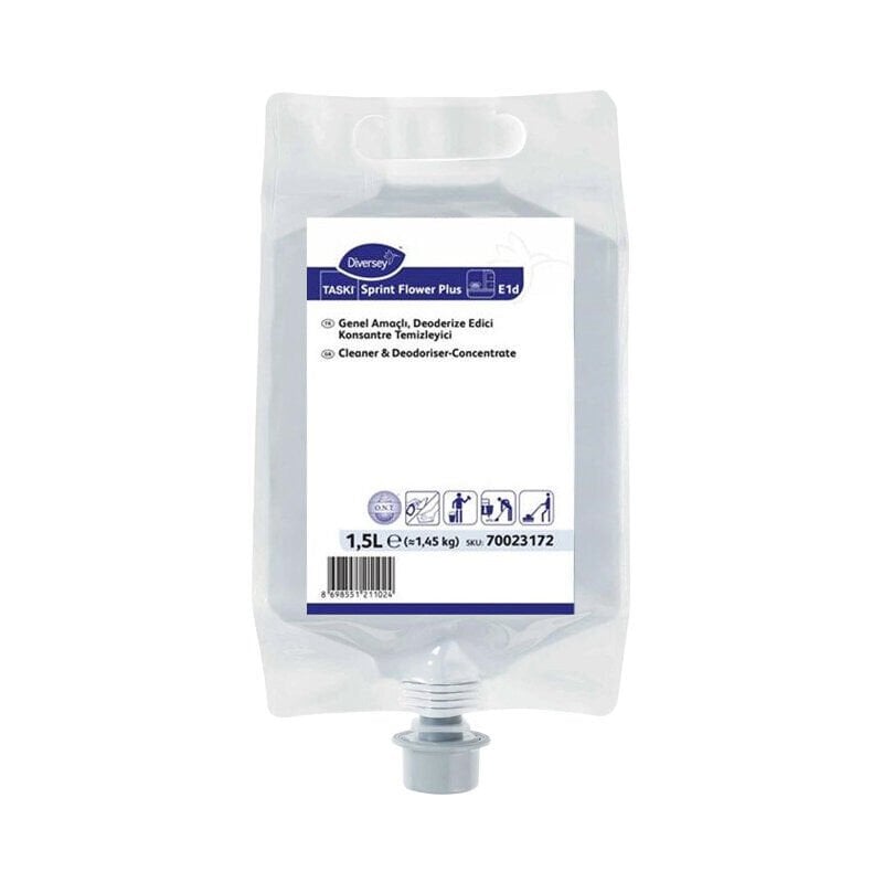 Diversey Taski Sprint Flower Plus E1d Deodorize Edici Genel Yüzey Temizlik Ürünü