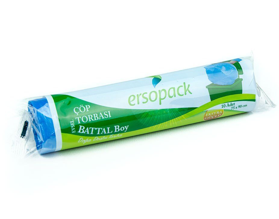 Ersopack Battal Boy Çöp Poşeti 75x90 130 Gr
