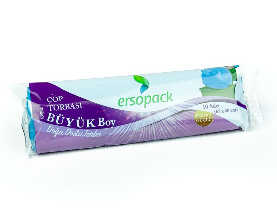 Ersopack Büyük Boy Çöp Poşeti 65x80 90 Gr