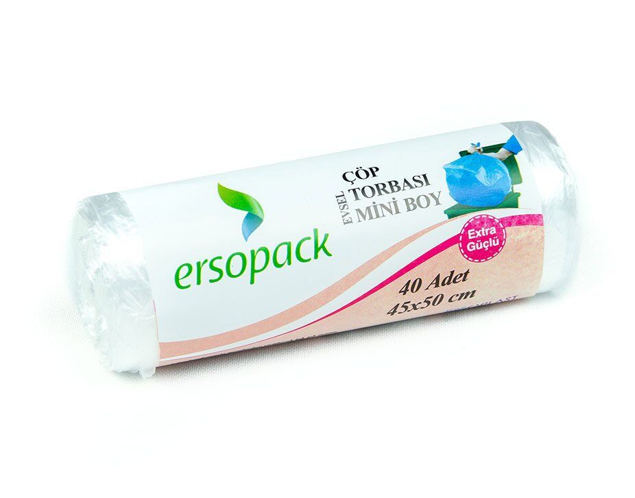 Ersopack Mini Boy Çöp Poşeti 45x50 70 Gr