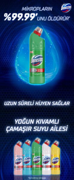 Domestos Yoğun Kıvamlı Çamaşır Suyu Dağ Esintisi 750 Ml