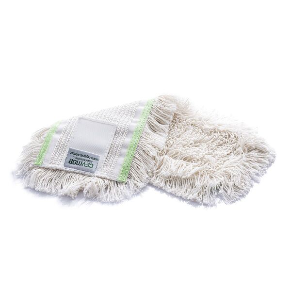 Ceymop Zincir Dikiş Kulaklı Mop 50 Cm - Beyaz