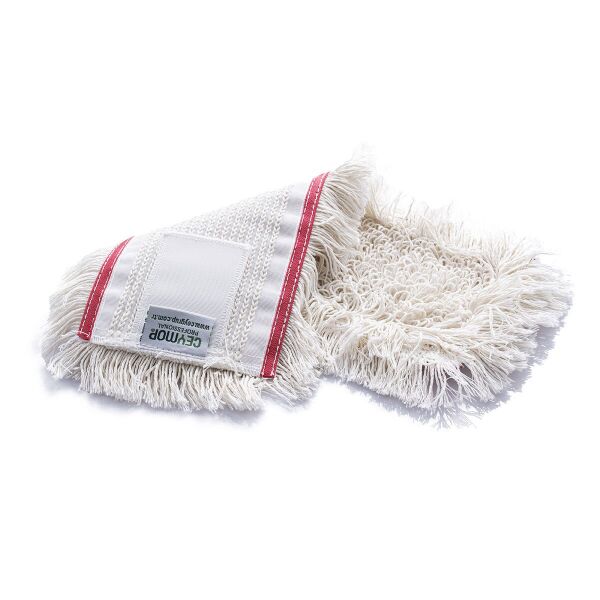 Ceymop Zincir Dikiş Kulaklı Mop 50 Cm - Beyaz