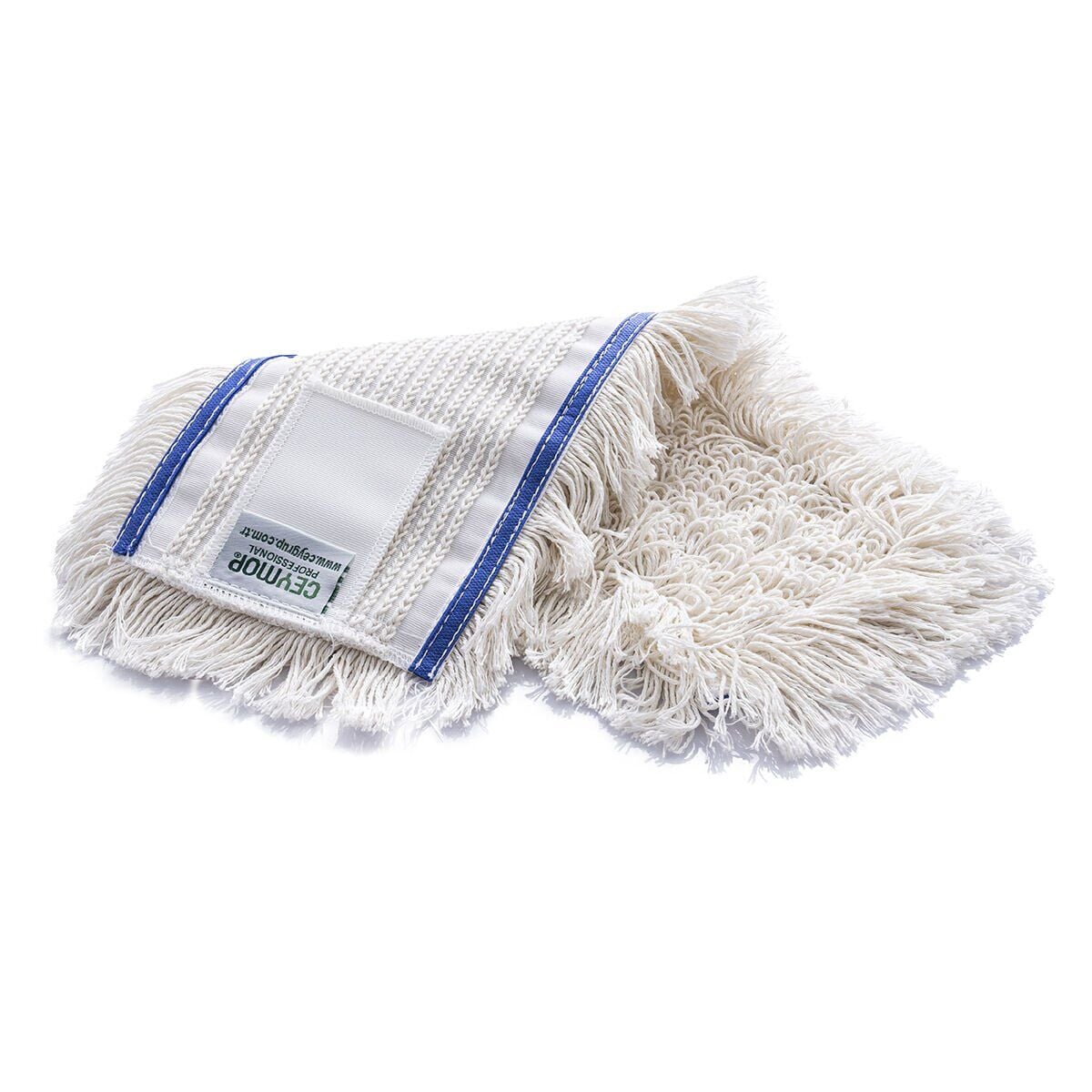Ceymop Zincir Dikiş Kulaklı Mop 50 Cm - Beyaz