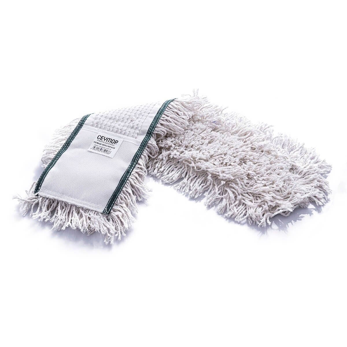 Ceymop Ekstra Kat Kesikli Mop 50 Cm - Mavi