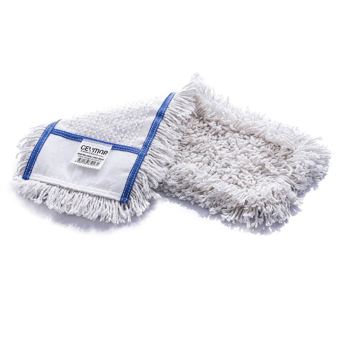 Ceymop Ekstra Nemli Mop 80 Cm - Mavi