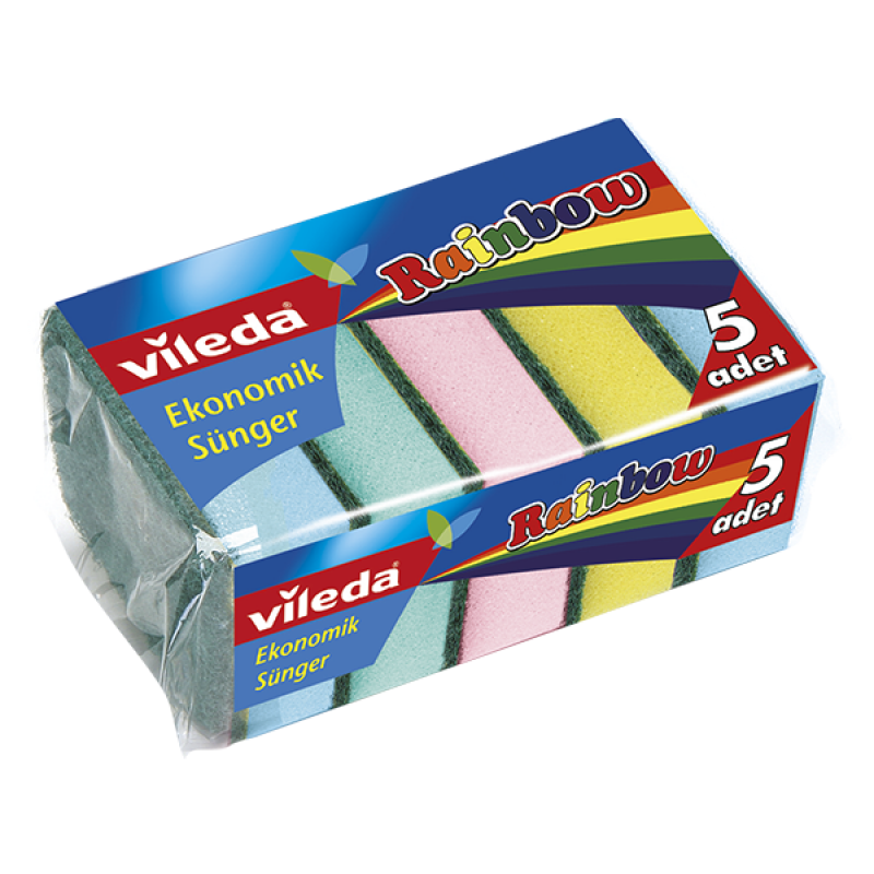 Rainbow Sünger 5'li