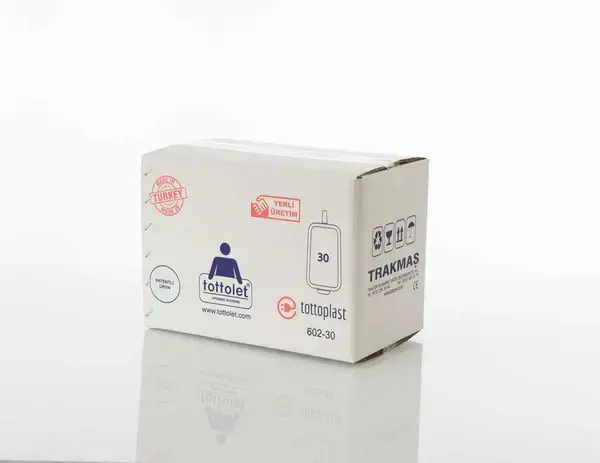 Tottoplast® - Tottolet Hijyenik Klozet Kapak Rulosu 30’lu -- 1 Koli 30 Rulo (ELEKTRİKLİ Tottolet uyumlu)