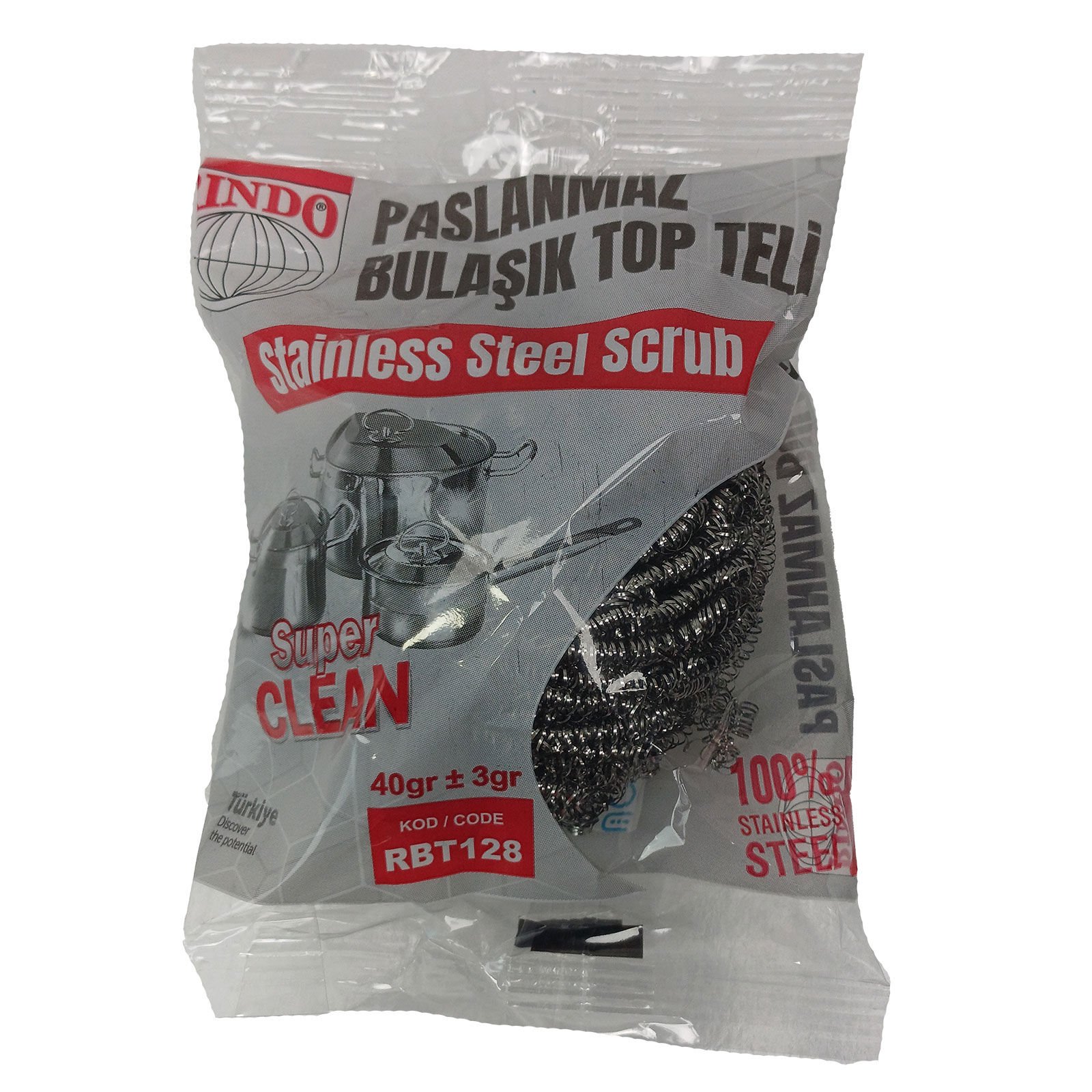 Üçtem Rindo Bulaşık Teli 40 Gr.