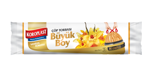Vanilya Kokulu Turuncu Büyük Boy Çöp Torbası